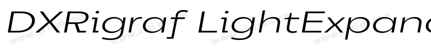 DXRigraf LightExpand字体转换 DXRigraf LightExpand字体转换